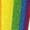 3 Black, variant on Rainbow Stripe Print Knee High Socks for Women Long Leg Warmers Socks