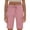 Pink, variant on Womens Shorts Summer Casual Loose Elastic Waist Drawstring Comfy Lightweight Beach Shorts with Pockets