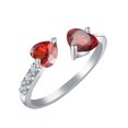 thumbnail image 2 of Señoras moda diamante moda abierto creativo amor mujer anillo joyería Wmkox8yi  sjalhkljlk3053, 2 of 3