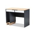 thumbnail image 1 of Baxton Studio Reed 2-Drawer Multicolor Wood Computer Desk, 1 of 8