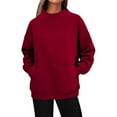 thumbnail image 3 of Womens Oversized Sweatshirts Turtleneck Pullover Long Sleeve Hoodies Tops Fall Fashion Outfits 2025 Clothes, 3 of 5