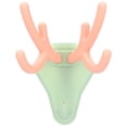 thumbnail image 1 of Deer Antlers Hooks, Multi Function Small Size Punch Free Cute Antler Hook  For Office For Home Green Pink,Blue Yellow,Khaki, 1 of 8