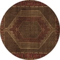 thumbnail image 1 of Ahgly Company Indoor Round Persian Brown Traditional Area Rugs, 7' Round, 1 of 4
