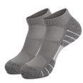 thumbnail image 4 of FAZVAOO Socks for Women Cotton Crew Unisex Non Slip Thick Athletic Running Socks Gray, 4 of 5