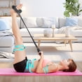 thumbnail image 5 of Fitness Resistance Bands, 4 Tube Pedal Ankle Puller, 2025 Upgrade Stretch Bands for Exercise Sit Up Exercise Equipment AB Training Auxiliary Device Workout Equipment for Women Men(Black), 5 of 5