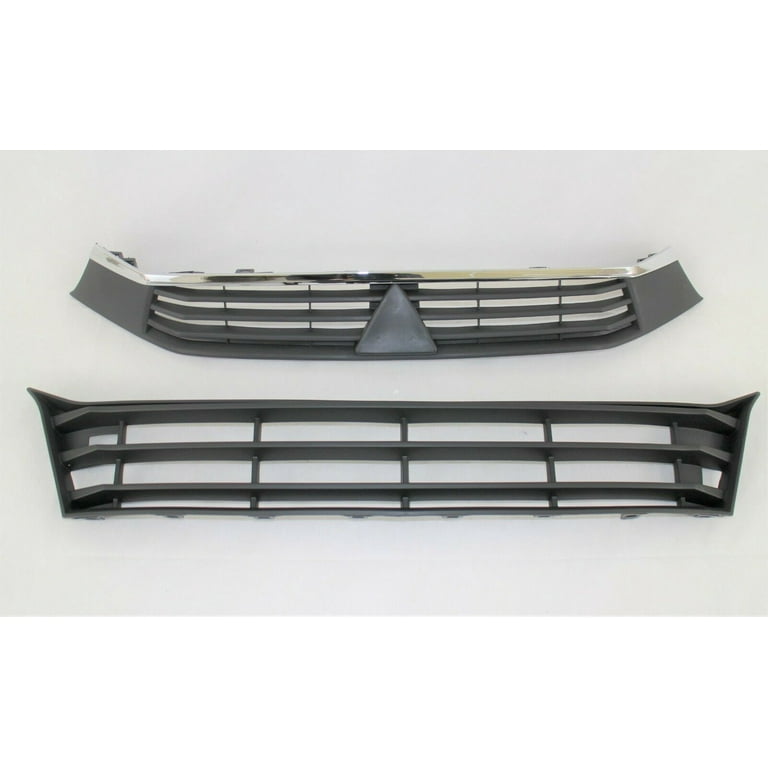 Chrome Front Bumper Grille Insert For 2020-2024 Mitsubishi