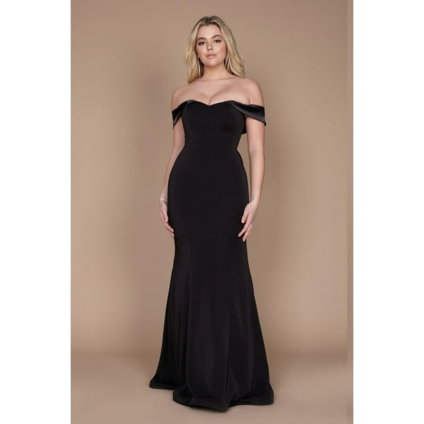 Dylan & Davids Long Formal Black Evening Mermaid Dress - Walmart.com