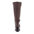 thumbnail image 2 of STYLE & COMPANY Womens Brown Buckle Accent Slip Resistant Cushioned Jomaris Round Toe Block Heel Zip-Up Riding Boot 10.5 M, 2 of 4