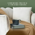 thumbnail image 4 of Fleece Throw Blankets for Bed, Couch, Sofa [66x90, Twin]- Ultra-Soft, Warm Microfiber Plush Blanket for Home & Outdoor Use- Decorative Comfy Throw Blanket- Breathable, All-Season Throw Charcoal, 4 of 8