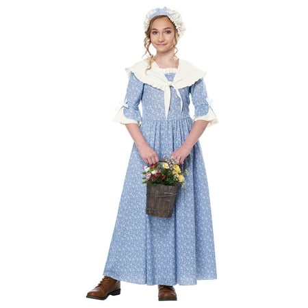Kid's Colonial Village Girl Costume