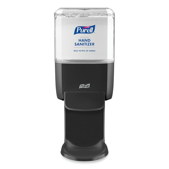 PURELL 5024-01 5.25 in. x 8.56 in. x 12.13 in. 1,200 mL Push-Style Hand Sanitizer Dispenser - Graphite (1/Carton)