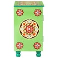thumbnail image 3 of vidaXL Hand Painted Sideboard Multicolour 70x35x60 cm Solid Mango Wood, 3 of 5