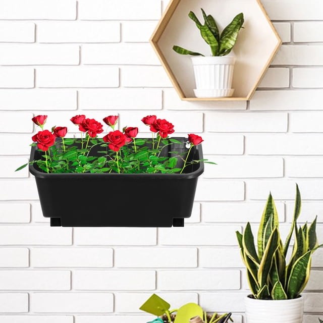 unbranded Macetero Mural Negro Multifuncional Para Cultivo De Y Hortalizas En Espacios Pequeños