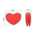 thumbnail image 2 of Uxcell Tennis Vibration Dampener, 4 Pack Heart Shock Absorber Red, 2 of 6