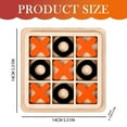 thumbnail image 3 of Wooden Game For Children And Adults Wooden Tile Game Interactive Board Games Portable Board 14 X 14 Cm Travel Game Strategy And Thinking Game Family Game For Parties And Cel, 3 of 9