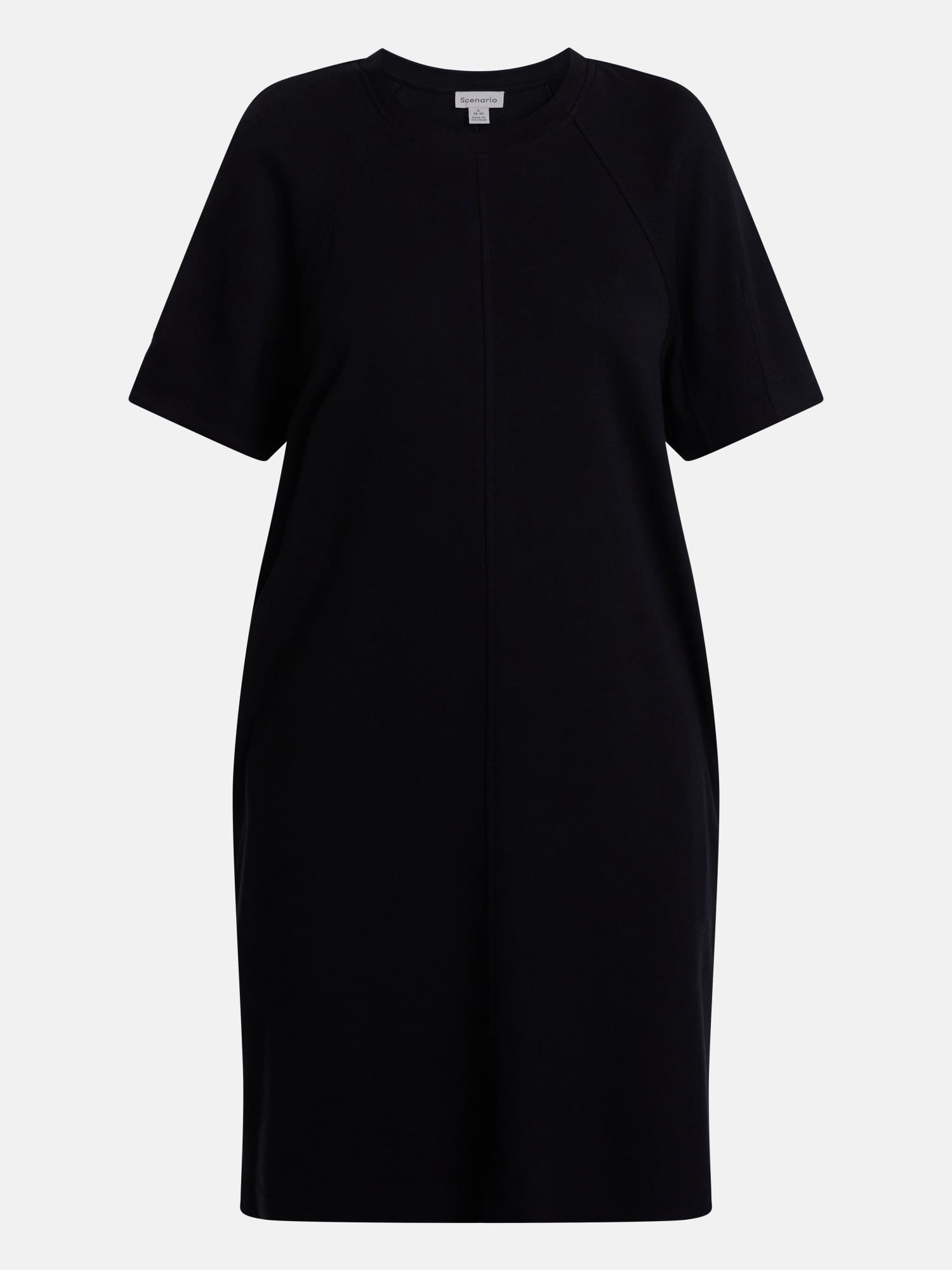 Scenario Women's and Women's Plus Mini Dress with Short Raglan Sleeves, Sizes XS-4X