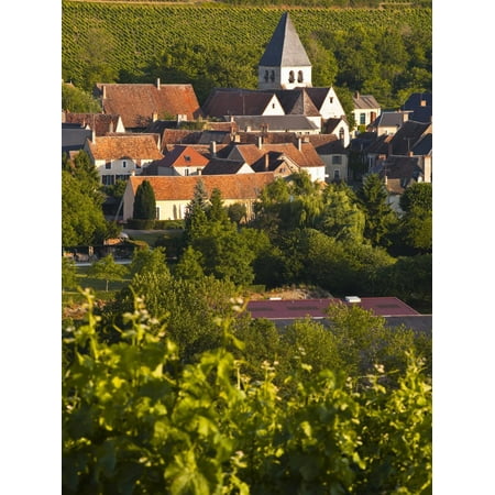 The Village of Sury En Vaux Near to the Famous Vineyards of Sancerre, Cher, Loire Valley, Centre, F Print Wall Art By Julian (Best Villages In Loire Valley)