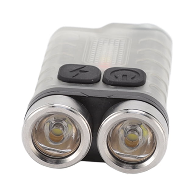 Mini Porte-Clés Lampe de Poche, USB C Rechargeable Lampe de Poche Multifonction Extérieure Imperméable Camping, Randonnée, Réparation Lampes de Poche Portable