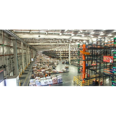 Us Distribution Center - Canvas Print Logistics Distribution Distribution Center Stretched Canvas 10 x 14