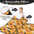 thumbnail image 3 of Colorful Halloween Pattern Toddler Nap Mats for Kids Preschool,51"x22" Sleeping Mat Bag or Kids,Toddler Sleeping Bag,Toddler Nap Mat or Daycare, 3 of 6