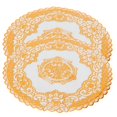 thumbnail image 4 of Cup Coaster, Snti-Slip Place Mats Set Heat Insulated 20x20cm 2pcs  For Home Kitchen Type 04, 4 of 8