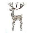 thumbnail image 1 of Alpine Corp AUH164 34 in. Rattan Reindeer with 50 Halogen Lights - Brown, 1 of 5