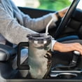 thumbnail image 6 of 40 oz Insulated Tumbler with Handle, Leak-Proof Straw Lid, Stainless Steel Travel Mug for Car & Road Trips - Racoon, 6 of 6