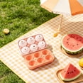 thumbnail image 4 of Baseball Ice Cube Tray with 6 Ball Compartments for Cocktails Soda and Summer Drinks Reusable Plastic Kitchen Freezer Mold, 4 of 6
