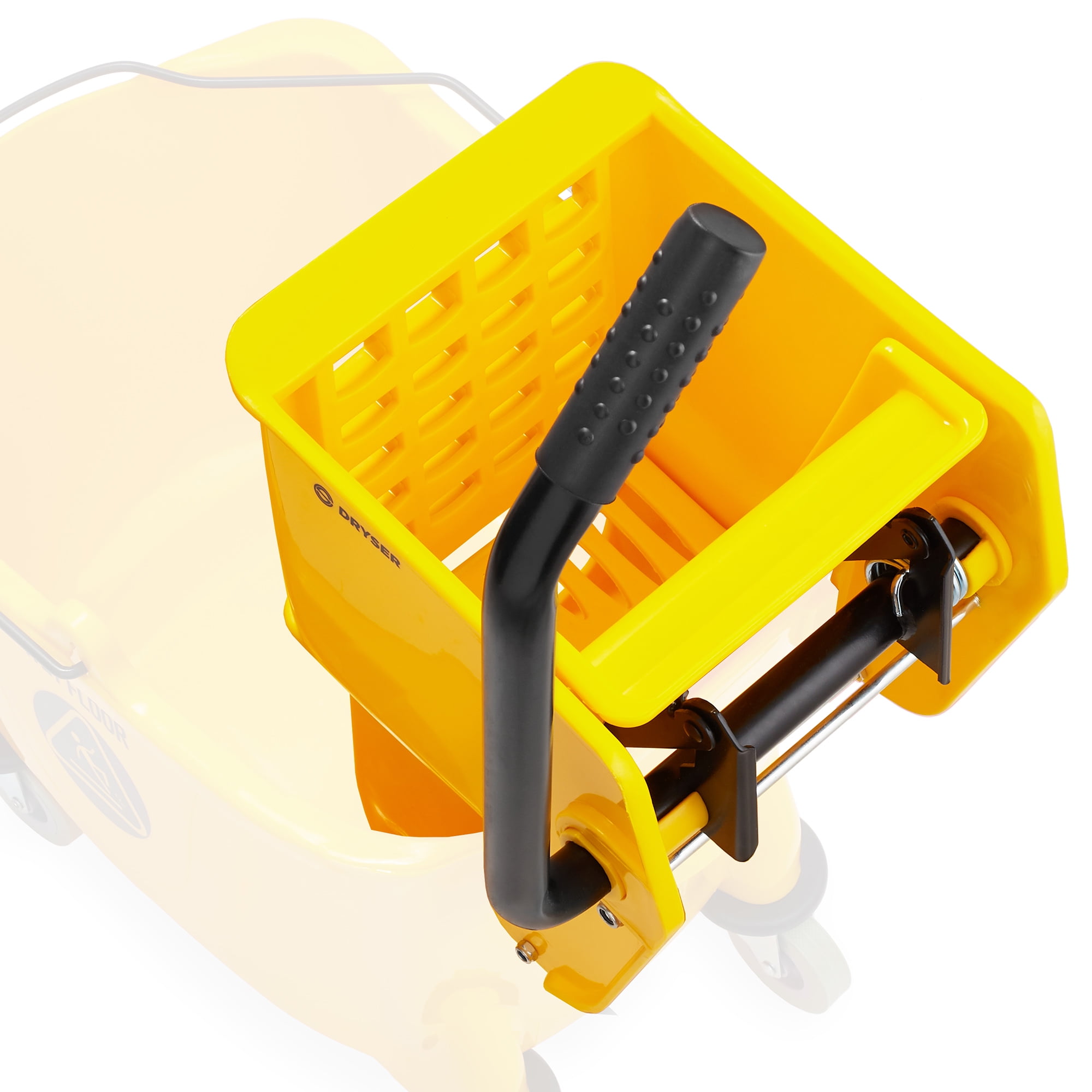 Dryser Side Press Wringer Replacement for Commercial Mop Bucket, 26 and 33 qt. - Yellow