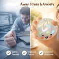 thumbnail image 2 of 1pc Colorful Dumpling-Shaped Stress Relief Toy — Soft, Squeezable Stress-Relieving Dough to Help Alleviate Anxiety and Irritability., H,1pcs, 2 of 4