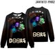 thumbnail image 1 of Jersey de cuello redondo con estampado 3D de puertas Roblox para adultos y niños, Jersey holgado informal de dibujos animados, figura de Escape de la puerta, 1 of 4