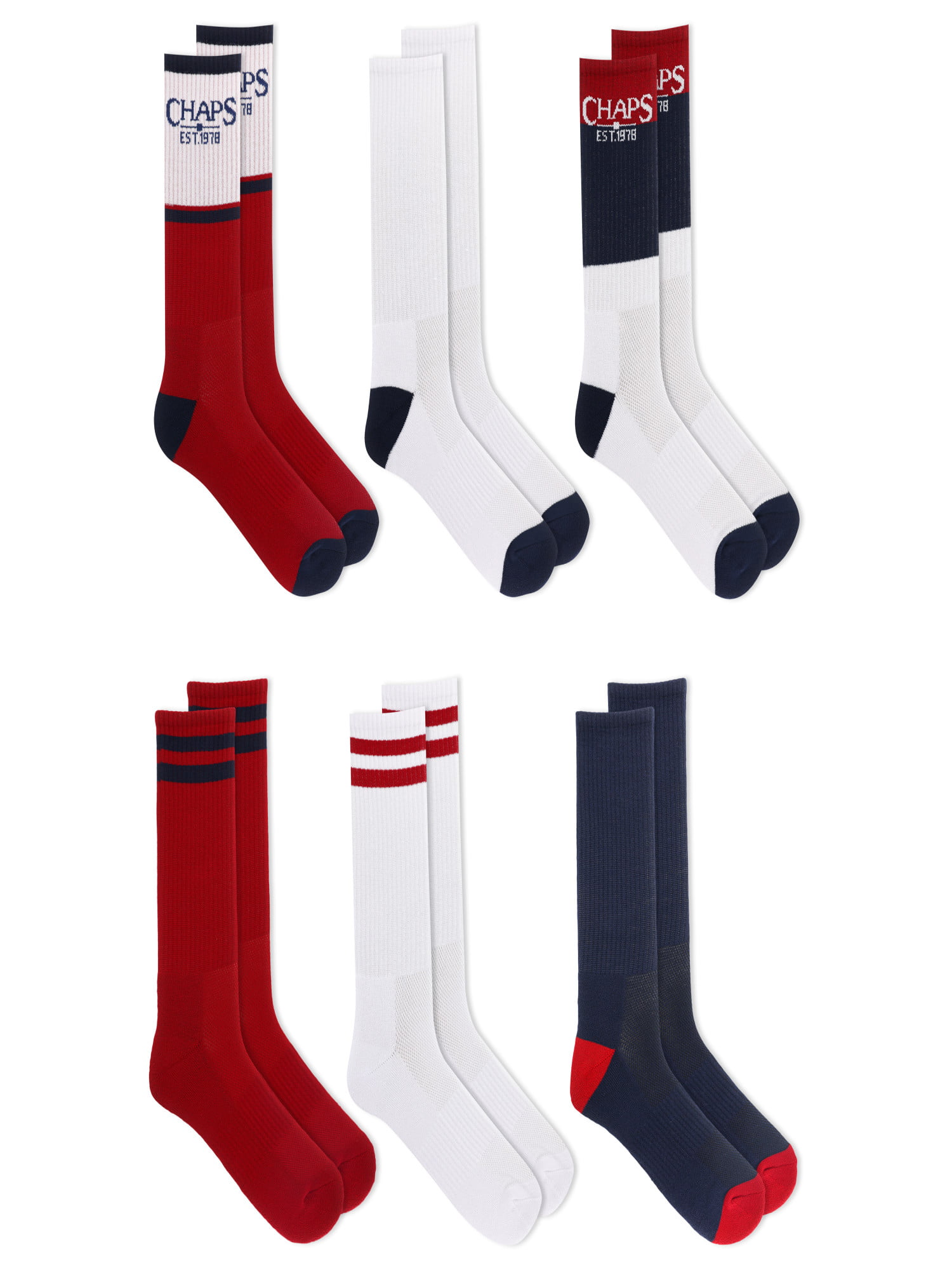 Fun Socks Men's  Charcoal Teal Fuschia Vertical Stripe Crew Socks Size 10-13 