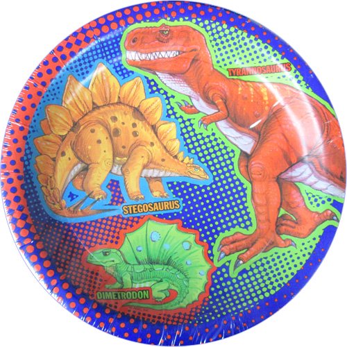 Dinosaurs Pop Art Large Paper Plates (10ct) - Walmart.com - Walmart.com