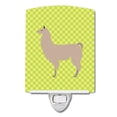 thumbnail image 1 of Carolines Treasures BB7742CNL Llama Green Ceramic Night Light, 1 of 1