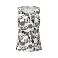thumbnail image 5 of Goofa Beach Printed Womens Workout Tops for Women Sleeveless Yoga Shirts Athletic Running Tank Tops Sleeveless Gym Clothes Workout Apparel-Small, 5 of 9
