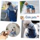 thumbnail image 5 of Ropa para Mascotas Body de Mezclilla de Cuatro Patas para Perritos, 5 of 7