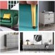 thumbnail image 5 of Patas de mesa oblicuas de 4 piezas Patas de gabinete de metal Patas de muebles cónicas de 15 cm de altura Base silenciosa antideslizante para sofás y otros muebles dorados, 5 of 5