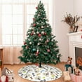 thumbnail image 7 of Sikiie Labrador Retriever Dog 30-48 inches {designName} Print Christmas Tree Skirt Snowman Xmas Tree Skirt with Edge Christmas Decorations for Holiday Party30", 7 of 7