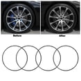 thumbnail image 3 of Wheel Rim Protector Strip Scratch Stylish Look Adhesive Installation 19in Car Wheel Hub, 3 of 7