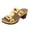 Yellow, variant on Women's Platform Sandals Ankle Strap Open Toe Chunky Mid Heel Slip on Casual Summer Slippers