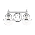 thumbnail image 2 of Livex Lighting 2 Light Polished Chrome Bath Vanity 17412-05, 2 of 4