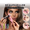 thumbnail image 3 of Miangastore 2pcs Convenient Silicone Eyeliner Stencil Woman Use Beauty Ruler Eyeshadow Stencil Guide Tool, 3 of 8