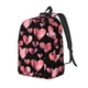 thumbnail image 1 of Disketp Hearts Mochila de Lona Estampada, Mochila Escolar de Viaje Ligera para Estudiantes y Portátil-Medium, 1 of 5