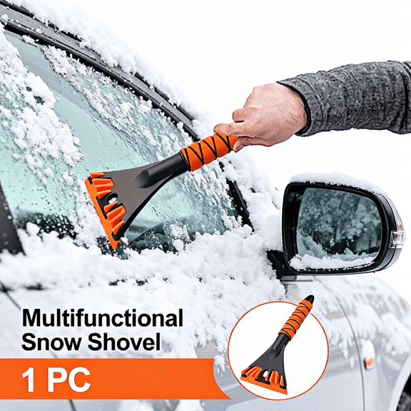 Heavy Duty Multi-Function Detachable System - Professional Vehicle Safe Tool for Complete Car Snow Removal and Ice Cleaning with Advanced Design and Premium Features