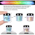 thumbnail image 3 of Chameleon Mica Powder, 10 Colors Epoxy Resin Pigment Color Shift Shimmering Mica Powder Holographic for Resin Tumbler Painting Soap Making Bath Bombs Candle Making Slime 0.17oz(5 Grams)/Jar, 3 of 7