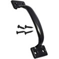 thumbnail image 2 of 15 Pack, Premium Black Pull Handle 5-3/4" Utility Door Pulls, Black Handles For Home Improvement, Barn Door Hardware With Screws, 2 of 3