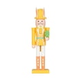thumbnail image 1 of Hioecau Easter Bunny Nutcracker Figurine 12 Inch Wooden Rabbit Nutcracker Decoration for Spring Home Table Shelf Decor, 1 of 8