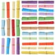 thumbnail image 2 of 100 mini rollos de papel para escribir, de colores, para desear botellas, vintage, para decorar., 2 of 6