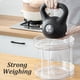 thumbnail image 3 of Organizador de especias giratorio Ghojet Lazy Susan, transparente, de 23 cm, para despensas de cocina y encimeras., 3 of 8