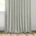 thumbnail image 6 of Half Price Drapes Silver Faux Dupioni Silk Room Darkening Curtains for Bedroom(1 Panel),50WX 96L, 6 of 13